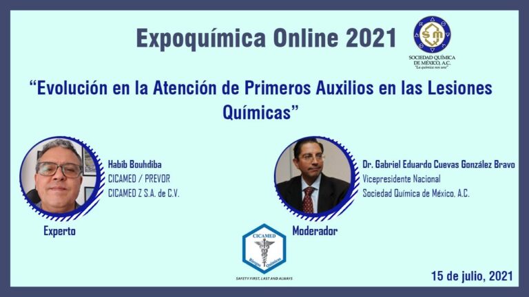 Primeros Auxilios Especializados para Quemaduras Qu&iacute;micas