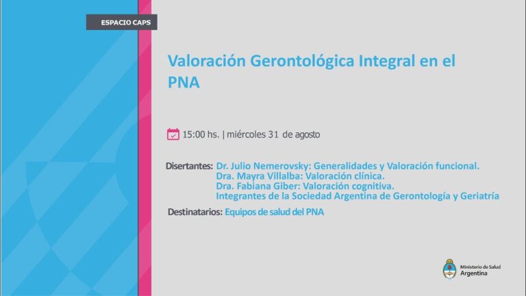 Optimizaci&oacute;n de la Evaluaci&oacute;n Geri&aacute;trica en Consultas Especializadas